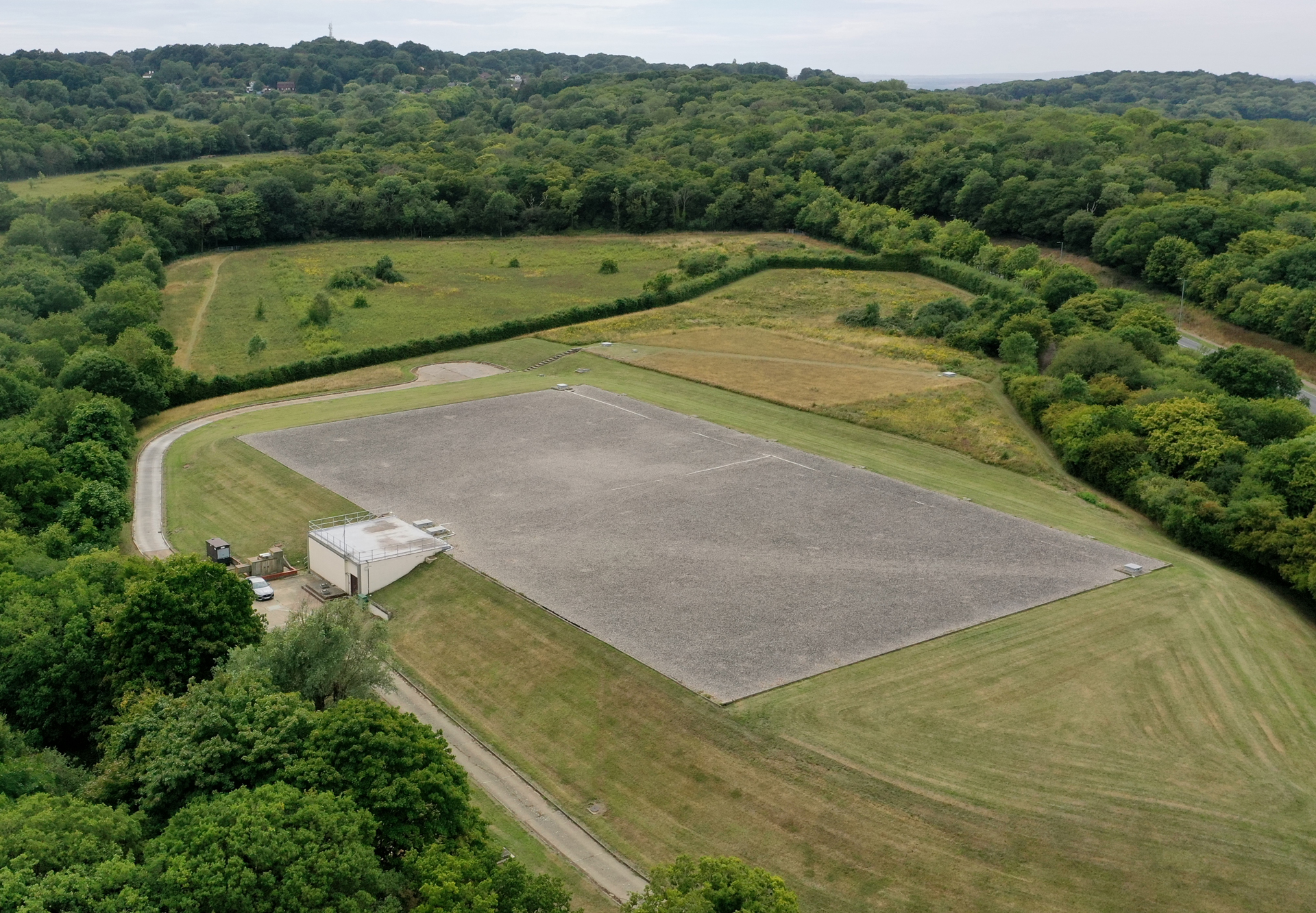 Example of 12 megalitre landscaped service reservoir built by Essex & Suffolk Water